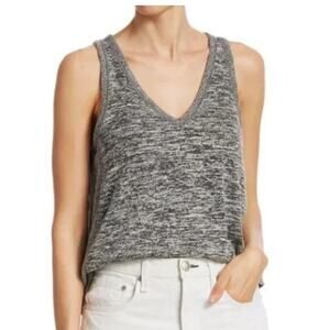 Rag & Bone Gray Heather Sweater Tank Top - -Small